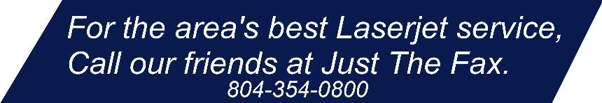 Laserjet service repair just the fax